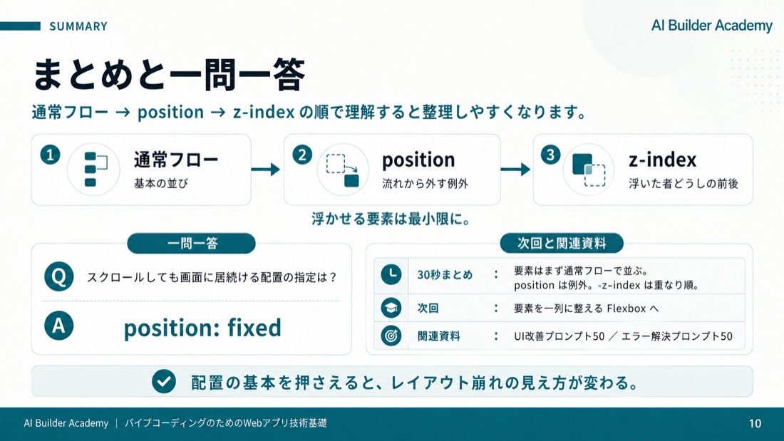 まとめと一問一答