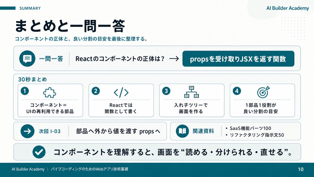 まとめと一問一答