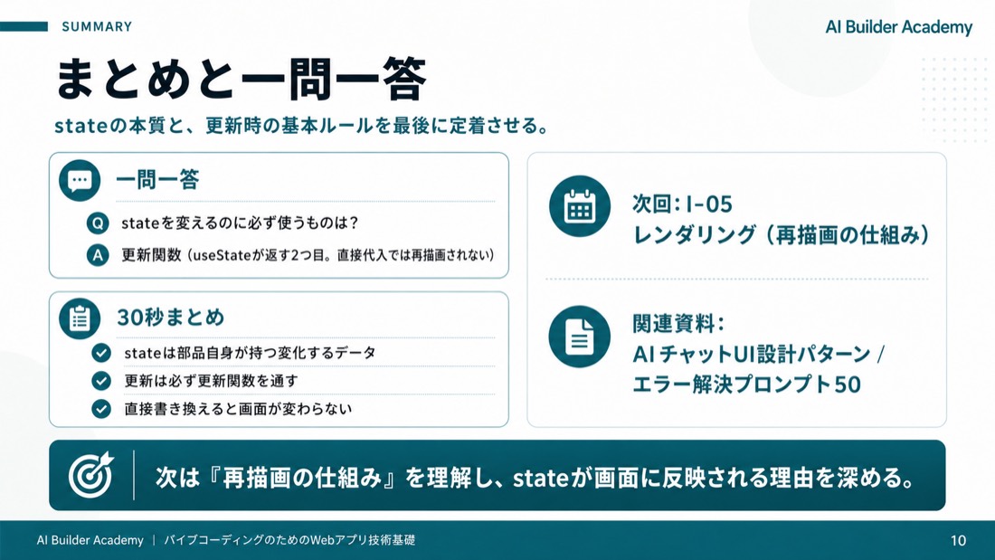 まとめと一問一答